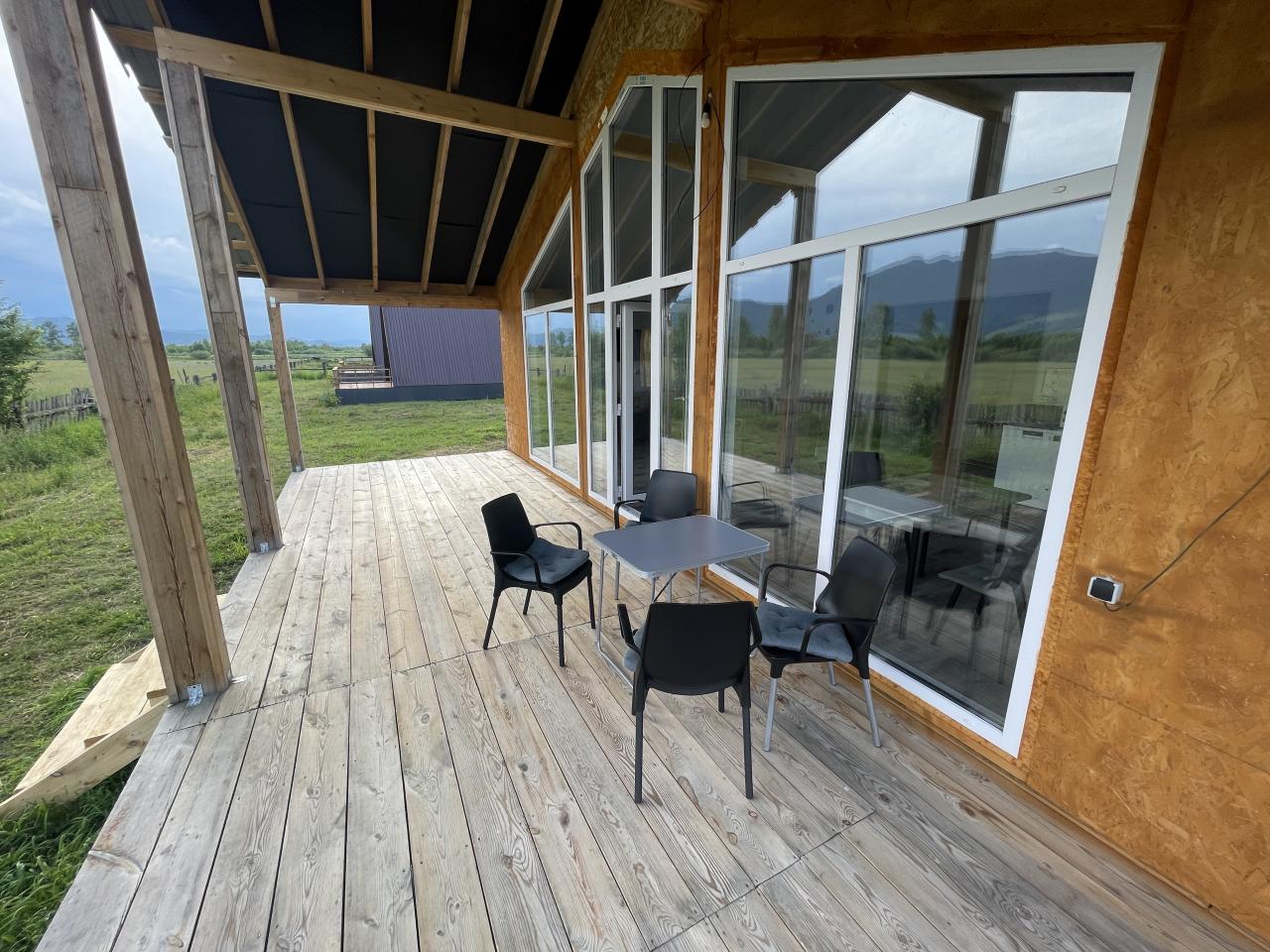  Дом Барн-Хаус на 9 человек. Терраса.