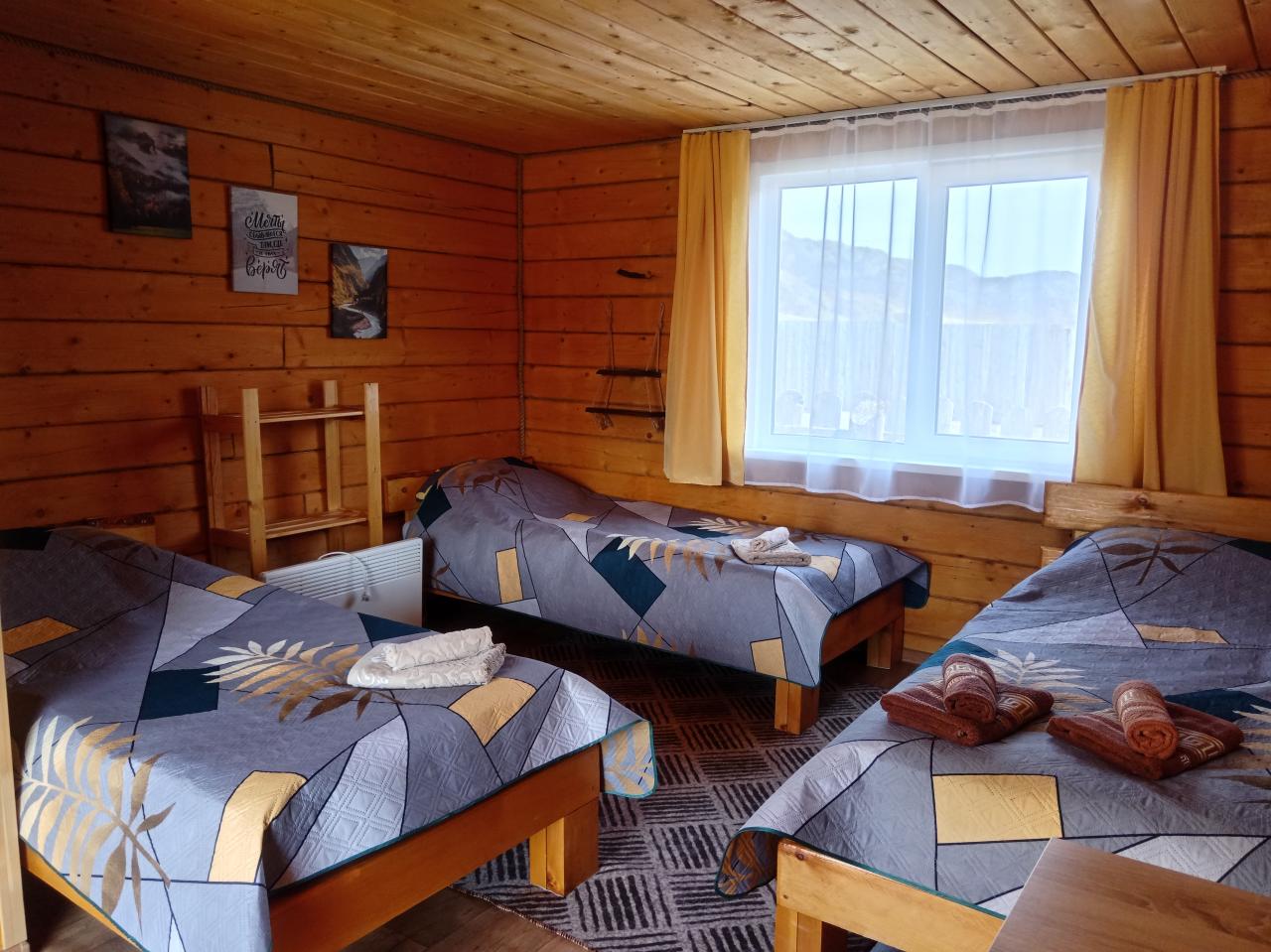 4х местный благоустроенный домик. 