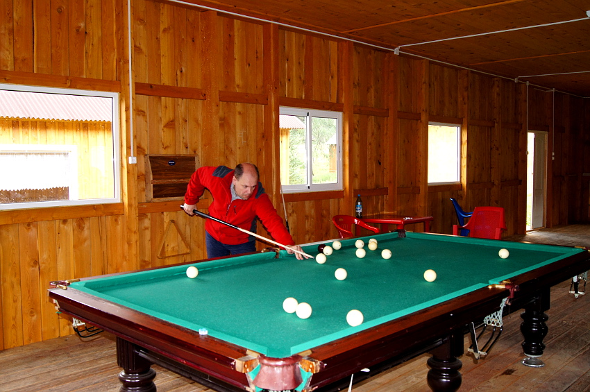 Бильярд на базе