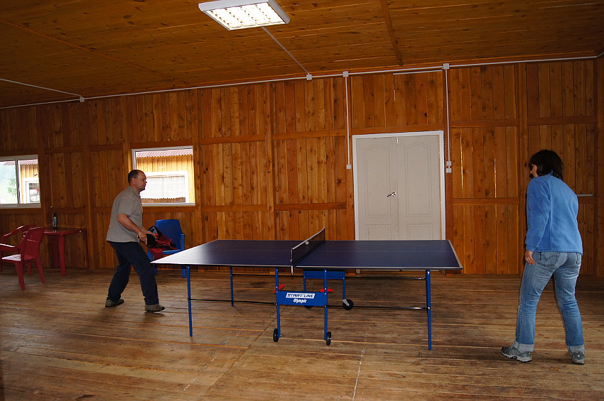 Настольный теннис на базе