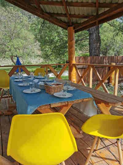 База отдыха "Арбат" возле Онгудая на Алтае