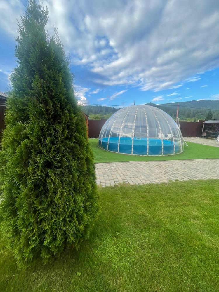 Бассейн под куполом в Горном Алтае