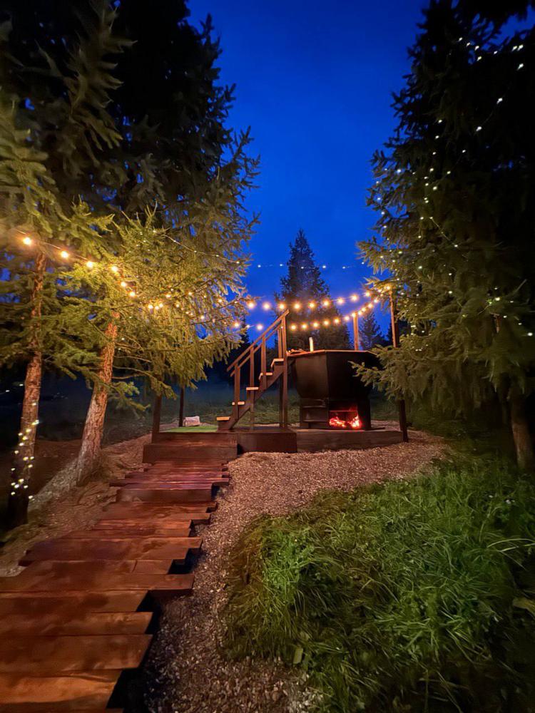 Банный чан на Алтае возле Усть-Кана