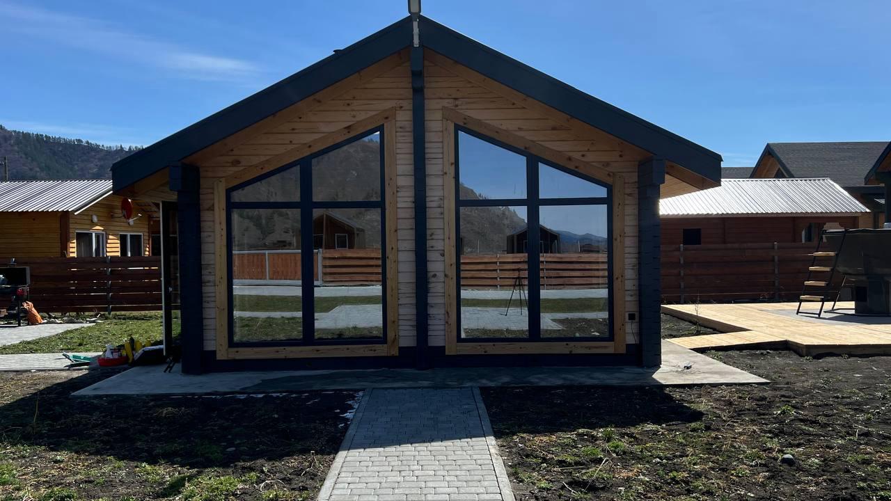 Баня и банный чан в Горном Алтае