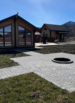 Баня и банный чан в Горном Алтае в селе Анос