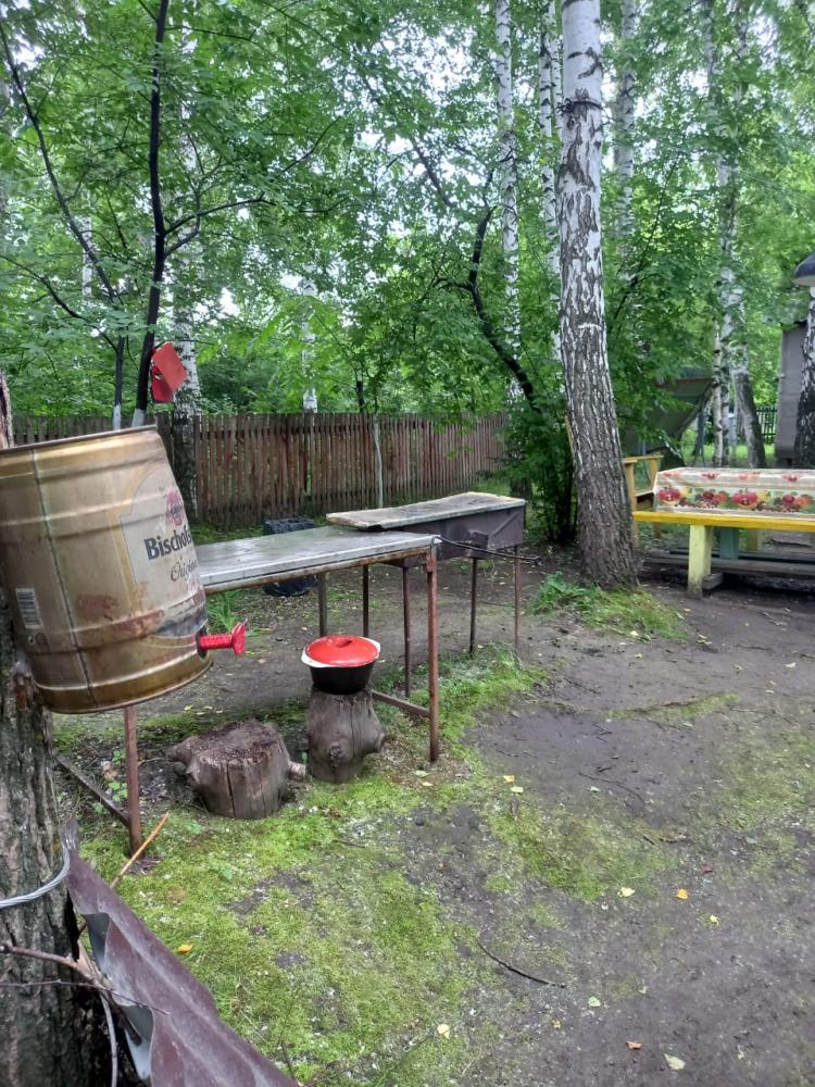 Мангальная зона на территории