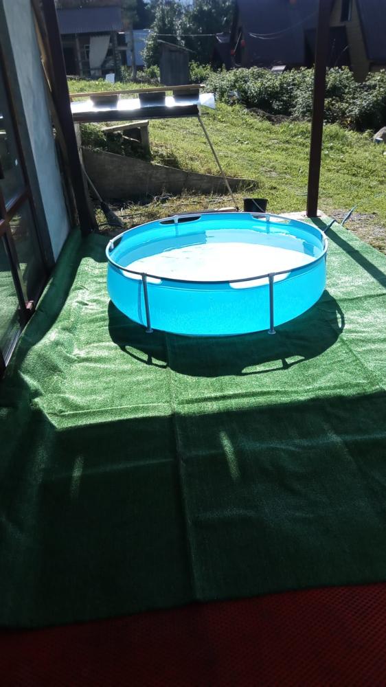 Бассейн для детей на берегу Телецкого озера