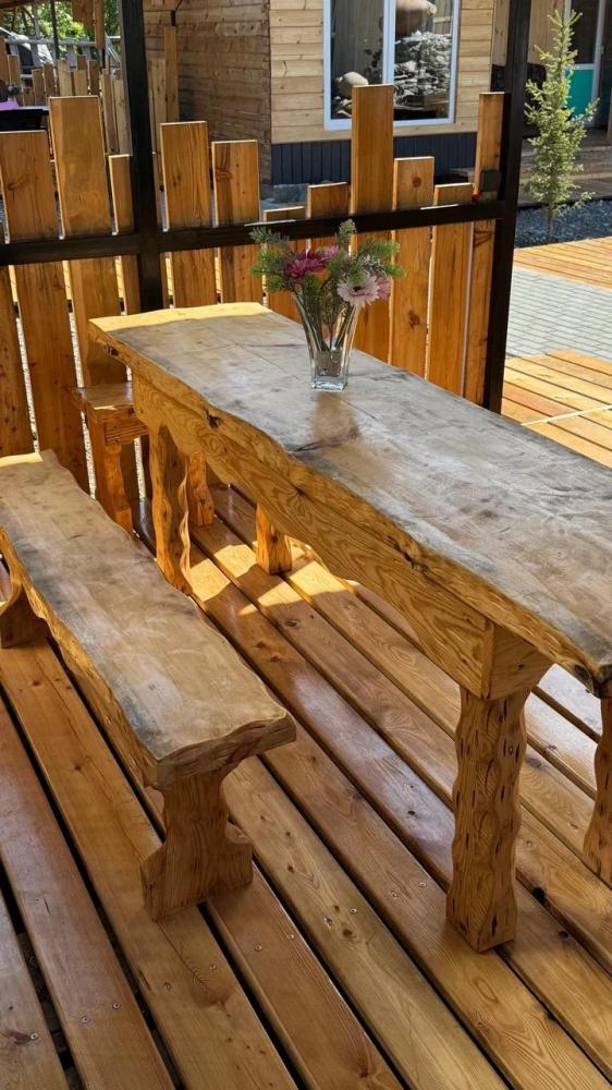 Беседка с мангалом и печью