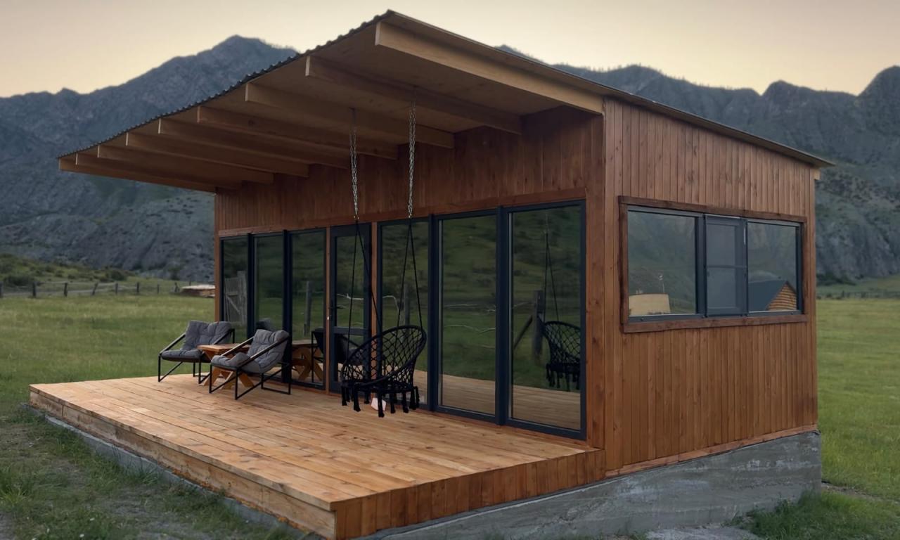 Модульный дом в горах Алтая