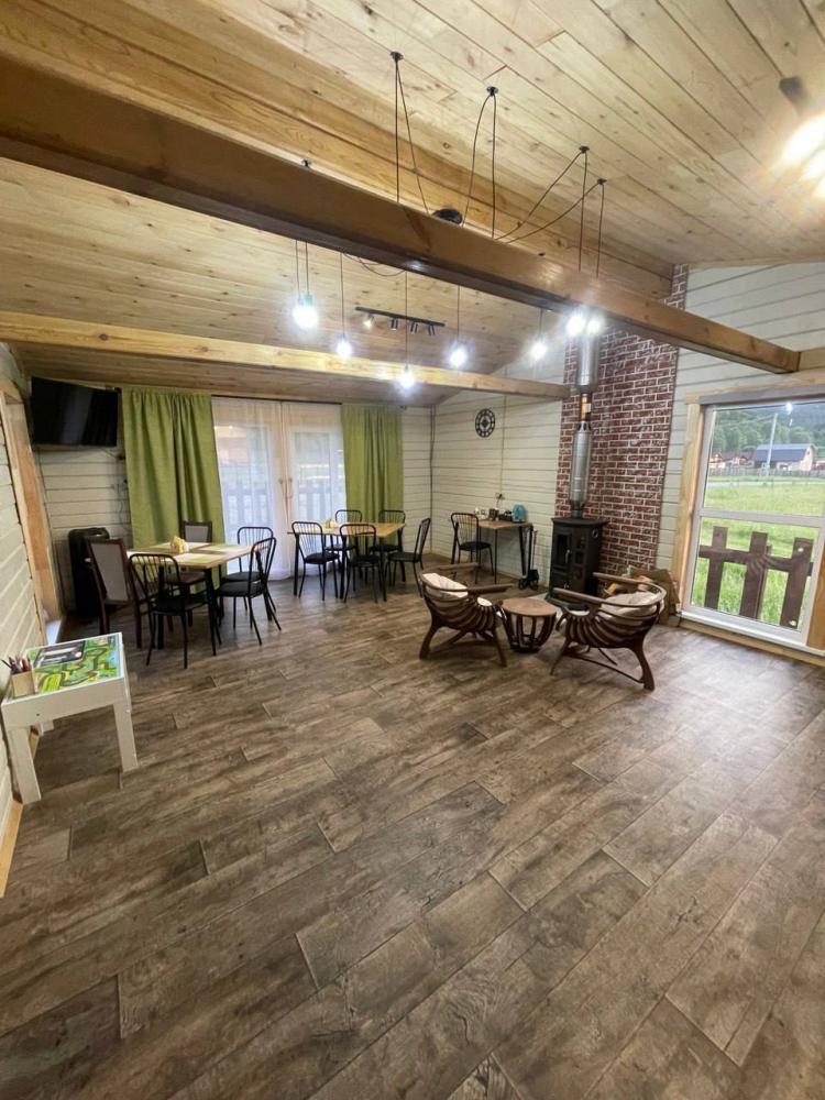 Кухня с печью-камином для домиков №4 и №5