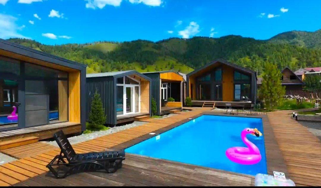 База отдыха на Алтае бассейн с подогревом "Горный LOFT"