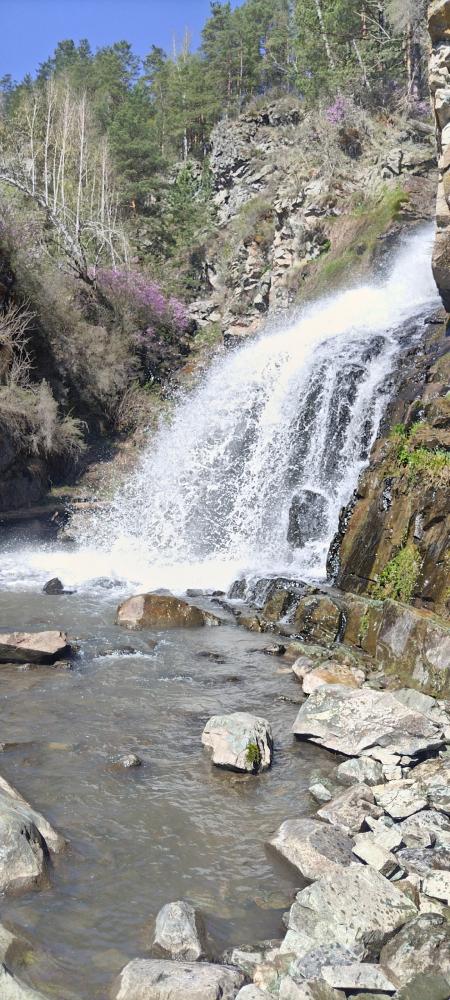 Маршрут на Алтай из Новосибирска - Камышлинский водопад