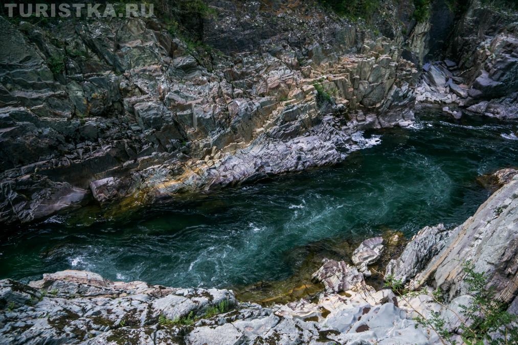 Каньон реки Кумир перед Девичьими плесами