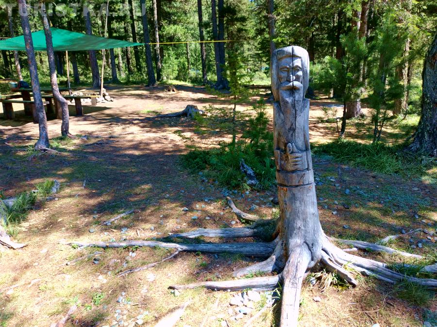 На стоянке на Нижнем Мультинском озере