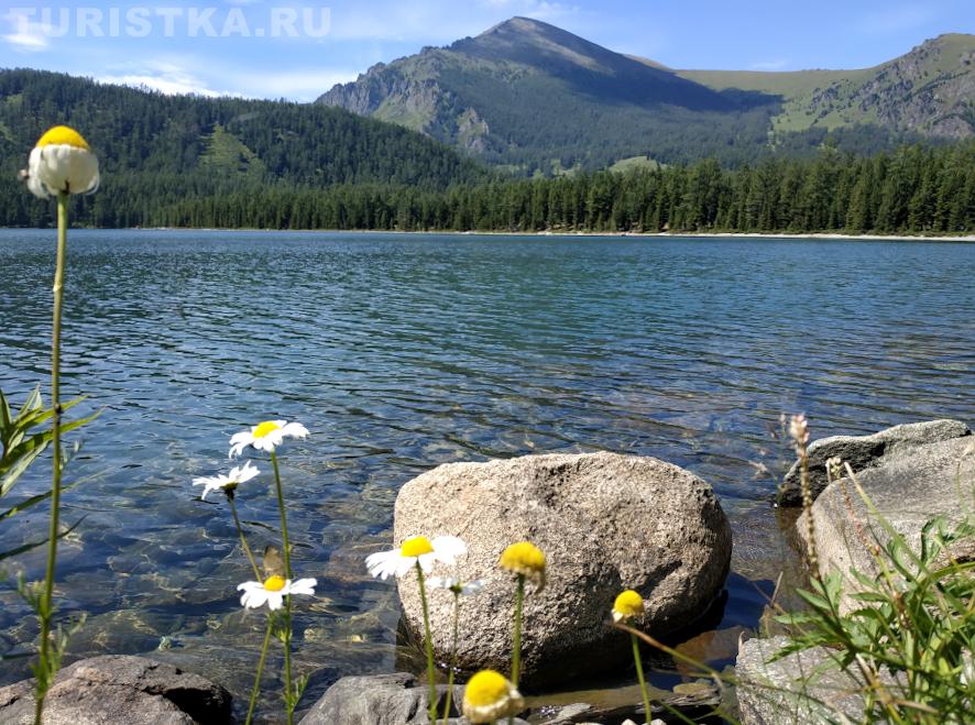 Нижнее Мультинское озеро, обход по тропе слева