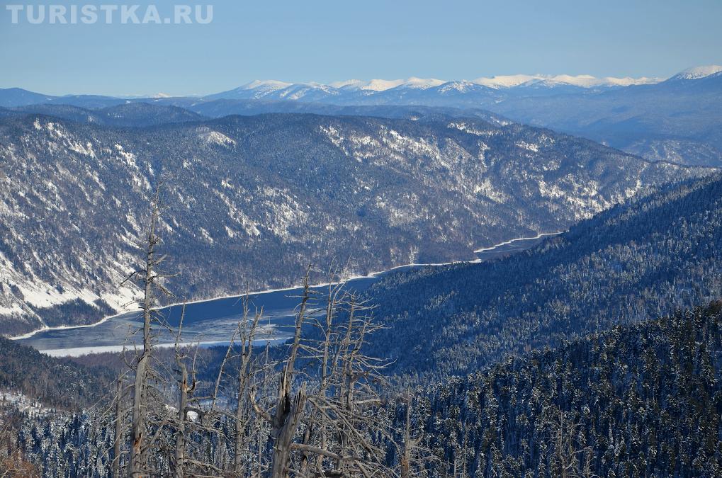 Телецкое озеро. Вид с верхней станции подъемника