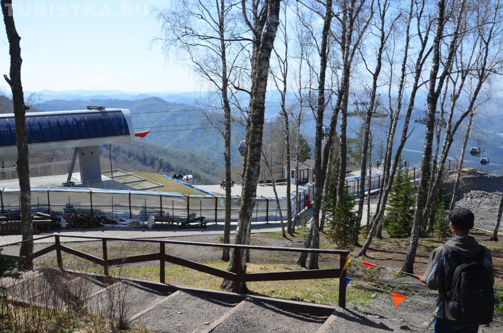 Верхняя станция подъемника