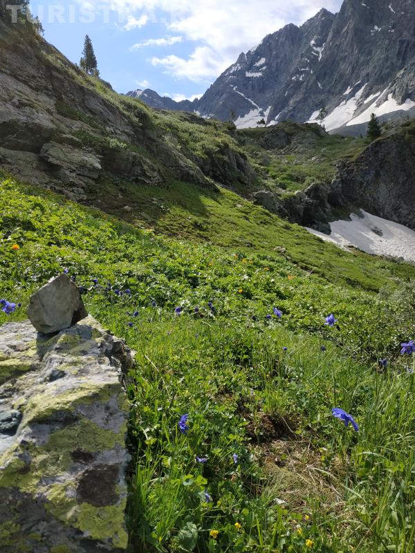 Начало пути от озера Куйгук к перевалу Куйгук