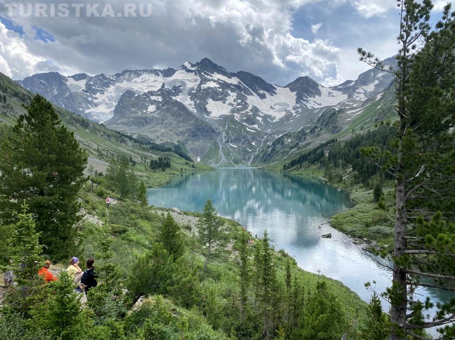 Озеро Поперечное со смотровой площадки