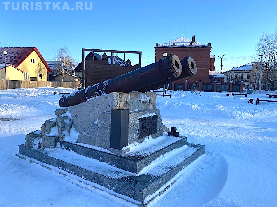 Пушки Бийской крепости