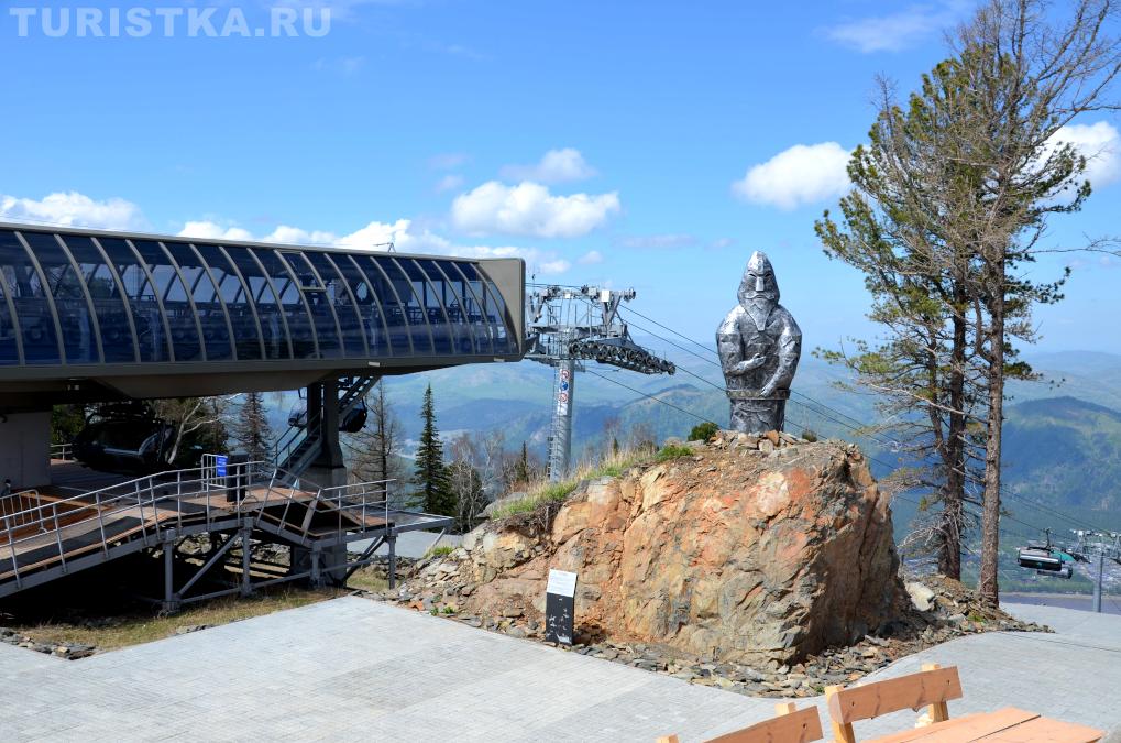 Верхняя станция подъемника Восход