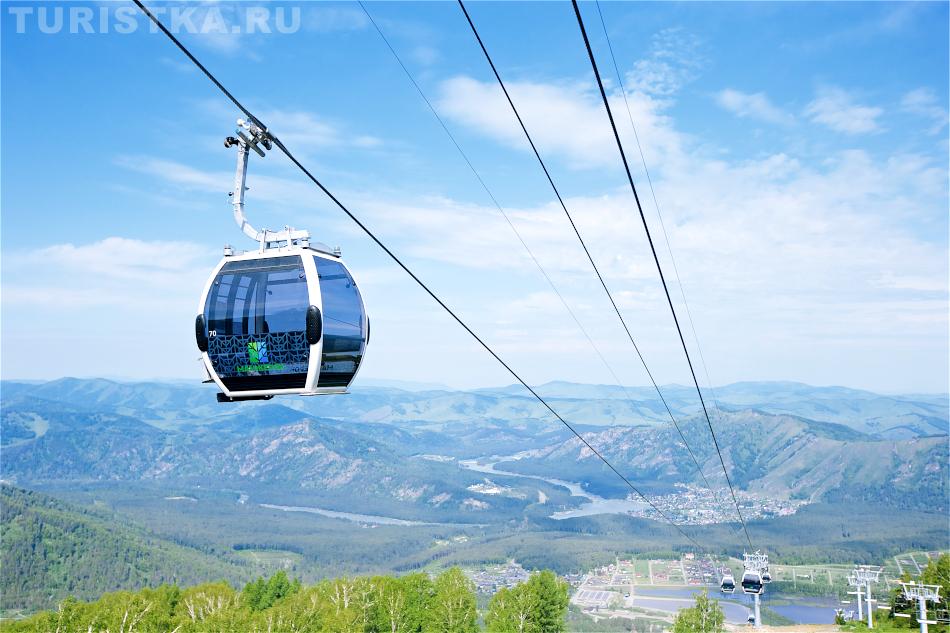 Подъемник на гору Синюха