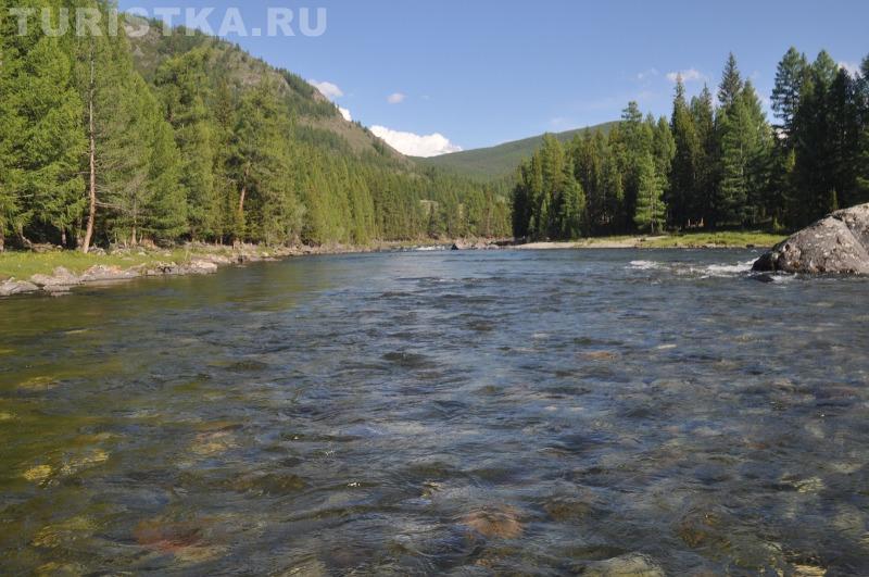 Река Башкаус Горный Алтай