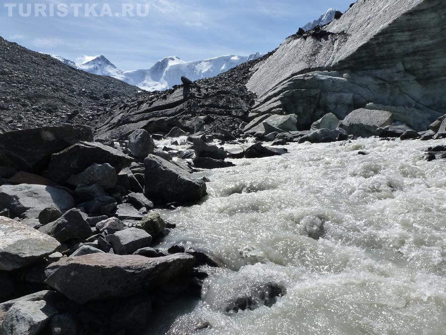 Белуха, Аккемский ледник, река Аккем