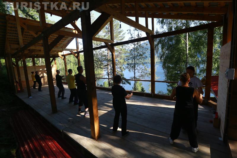 Занятия на летней площадке