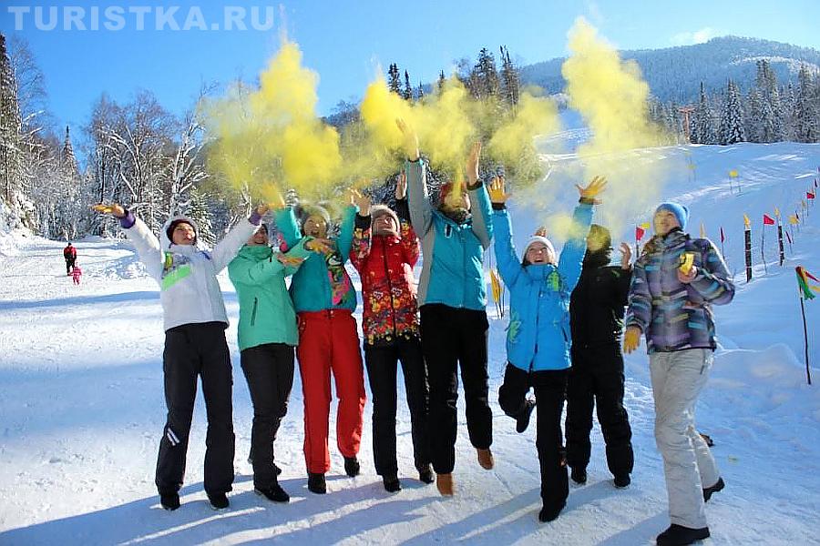 Праздник в горнолыжном комплексе