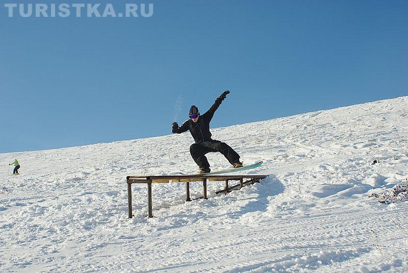 Трамплин на горе Веселая