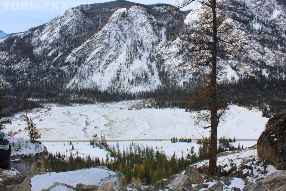 Чуйский тракт напротив водопада