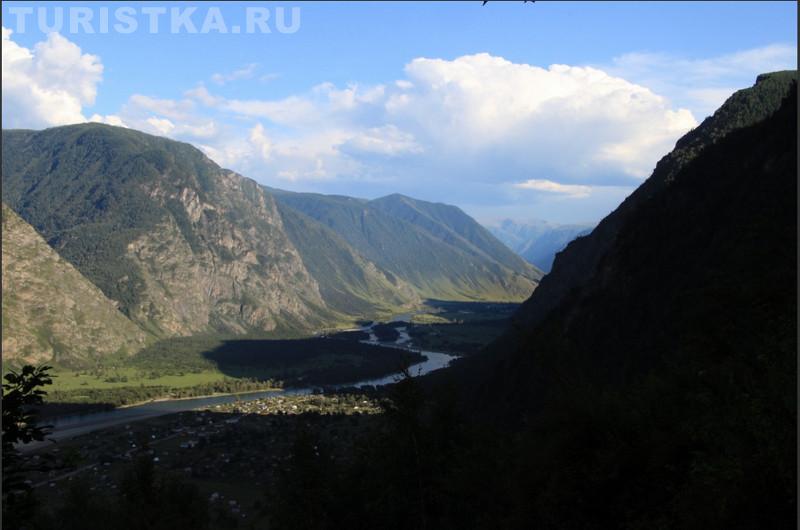 Спуск в долину Чулышмана