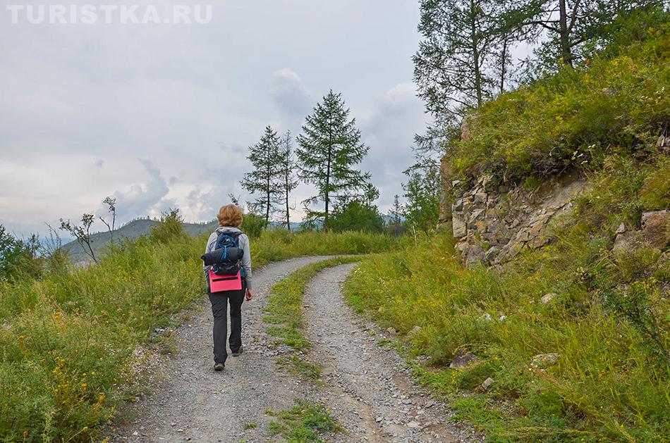 Начало старой дороги на Чике-Таман со стороны Топучия