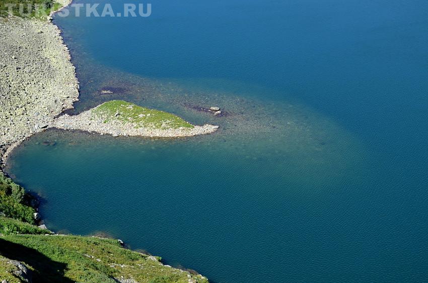 Бирюза и голубизна озера