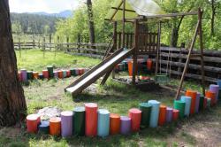База отдыха : Чемал : усадьба Алтын Торбок : детская площадка