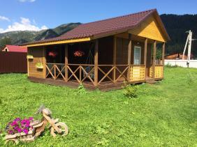 Горный Алтай : Гостевой дом Берингия в Чемальском районе : Уютный домик на 2-3 человека