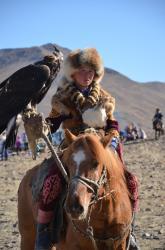 Фестиваль охотников беркутчи в Монголии