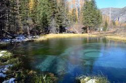 Горный Алтай : Золотая осень на Алтае : Гейзеровое озеро