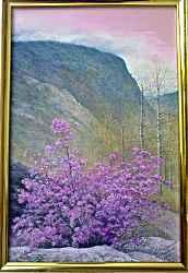 Горный Алтай: Чемальский район : Село Аскат : Выставка семьи Головань : Маральник в долине Чулышмана