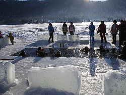 Горный Алтай, Телецкое озеро : Усадьба  «Жемчужина» : Дайверы на Телецком озере