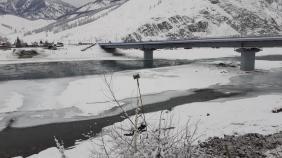 Новый мост в Тюнгуре