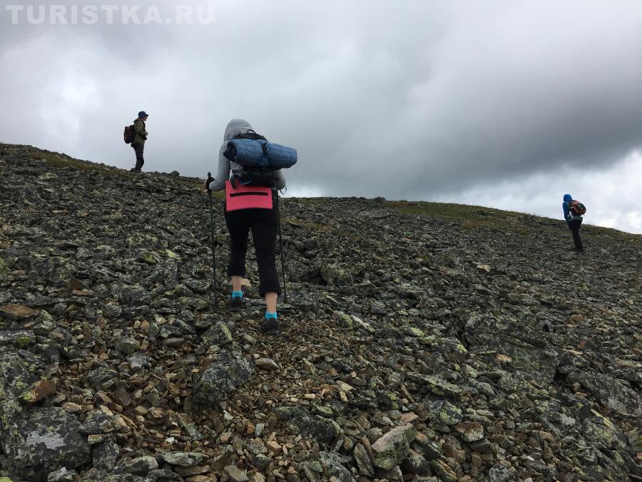 Подъем по курумнику