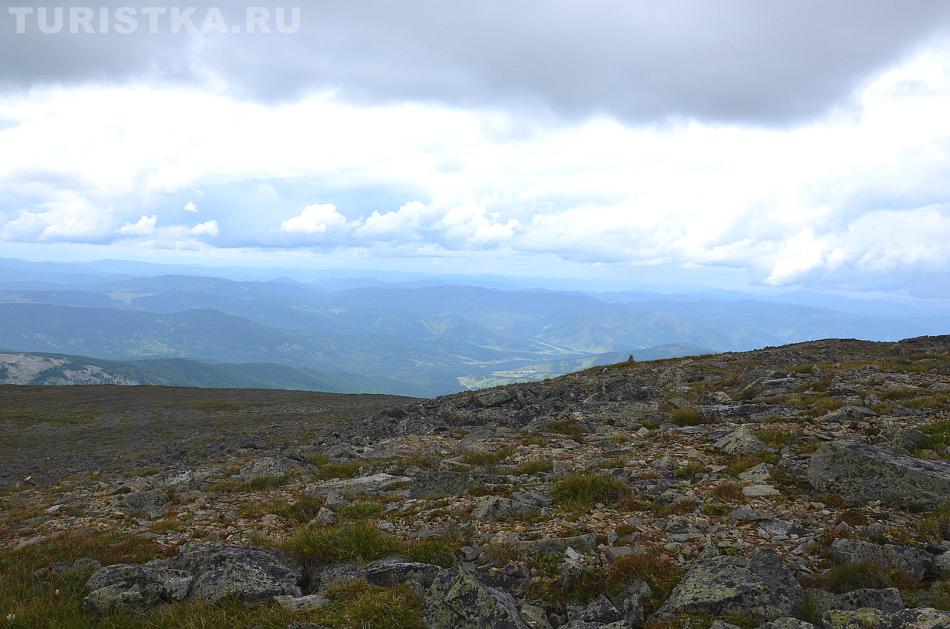 Полочка при подъеме на г. Сарлык
