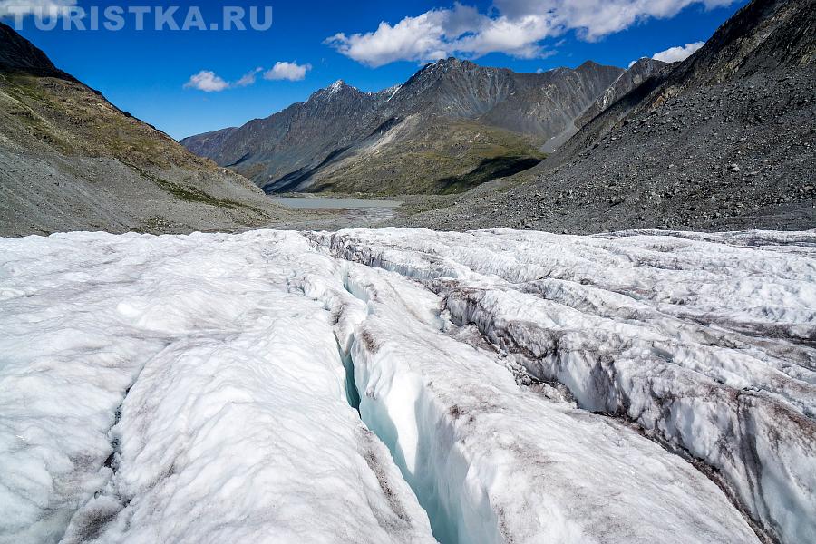 Трещины в леднике