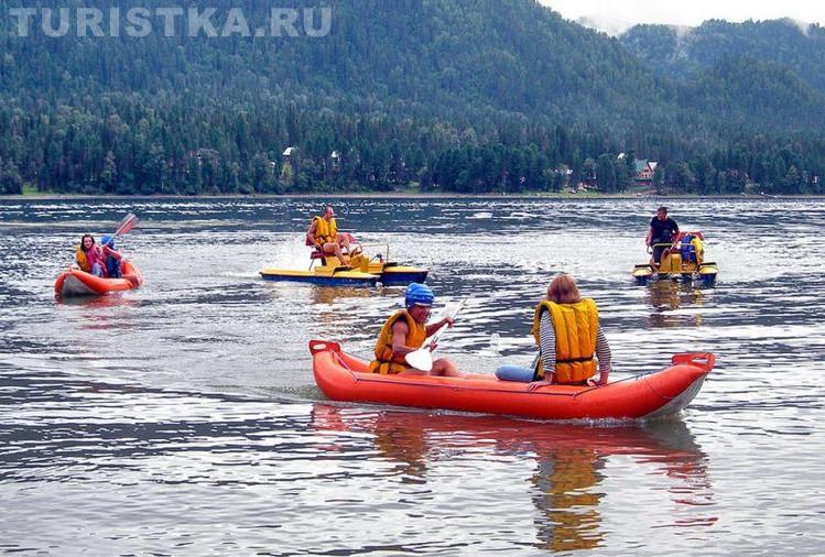 Водная дистанция на рафтах