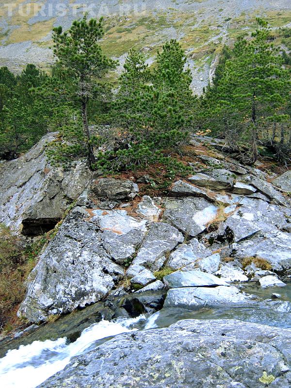 Начало водопада