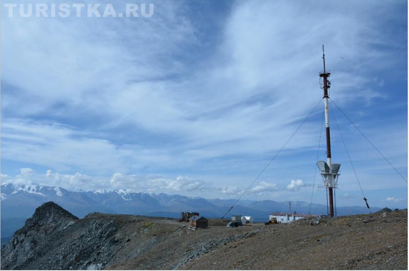 Ретранслятор . Вид на Северо-Чуйский хребет.