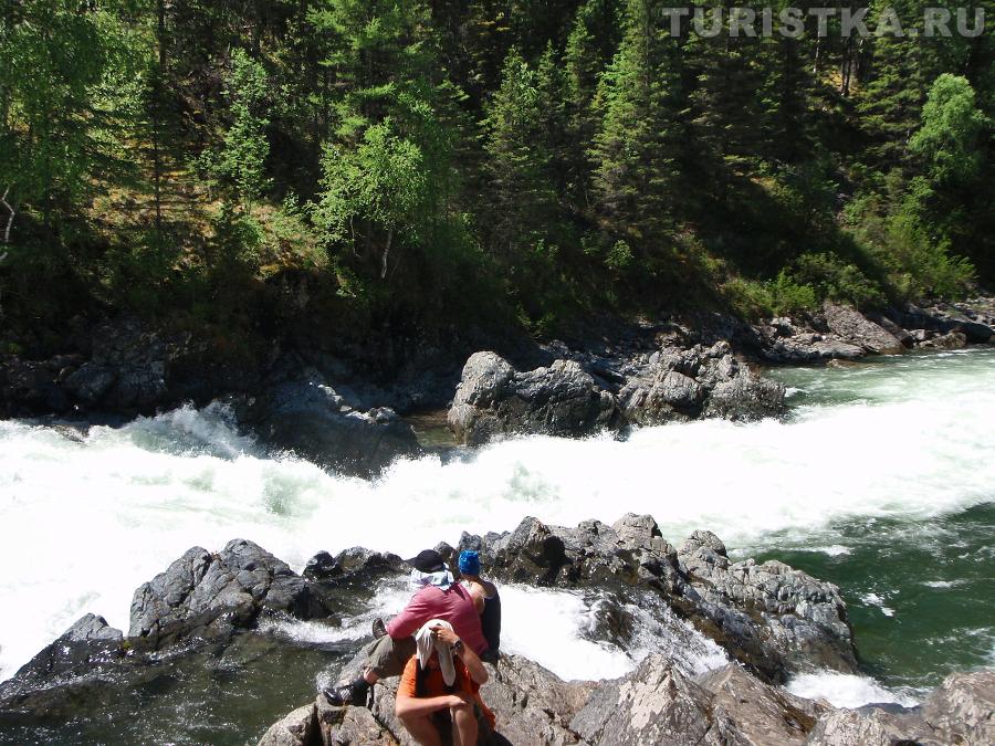 Порог Девичьи плесы на реке Кумир