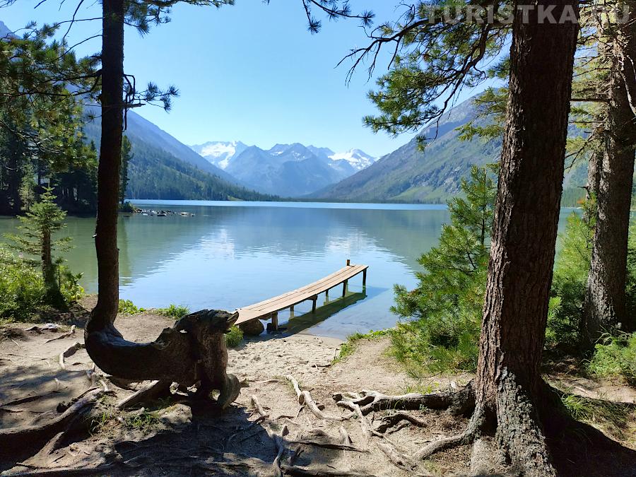 Причал на Среднем Мультинском озере